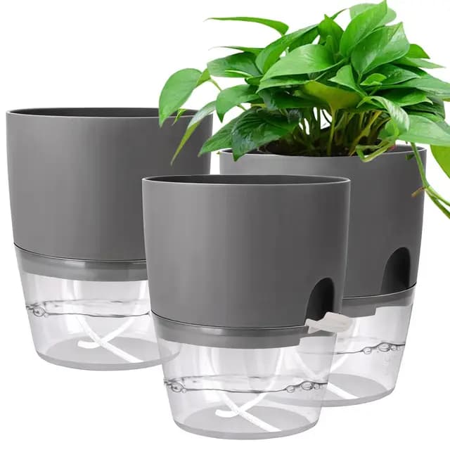 Euakee Pots de Fleurs avec Arrosage Automatique