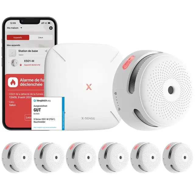 X-Sense FS61 Détecteur de Fumée Connecté