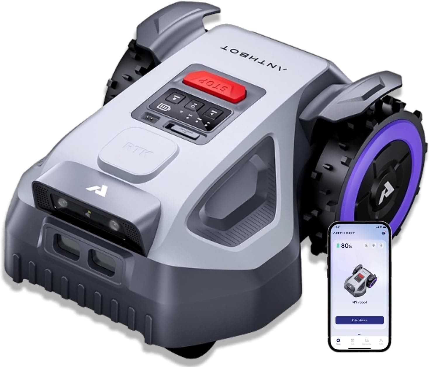 ANTHBOT Robot Tondeuse sans Fil Périphérique M9
