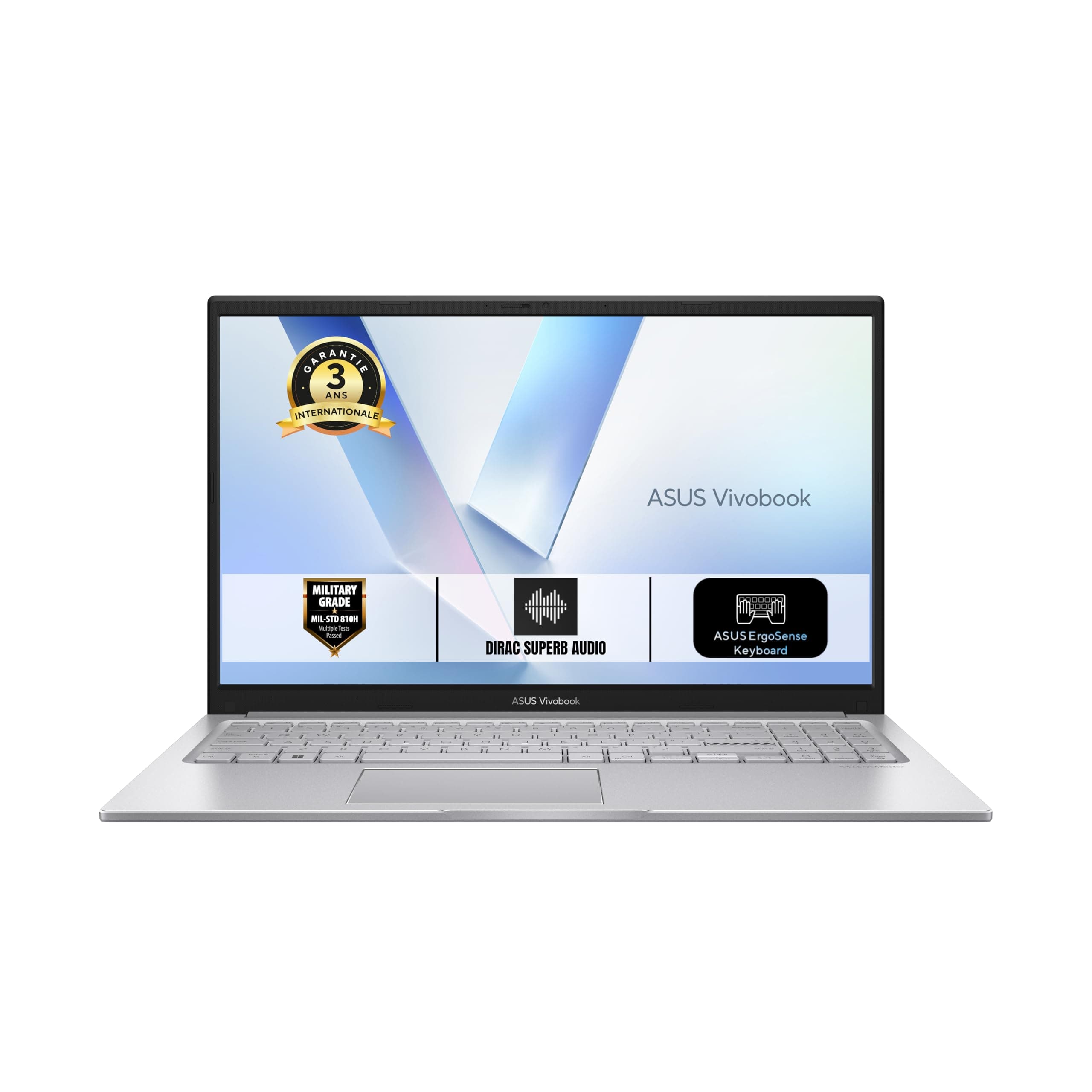 ASUS Vivobook 15 X1504VA-BQ3577W 15.6 Pouces FHD (Intel Core i5-120U, 16Go DDR4, 512Go SSD, Intel Graphics, Windows 11 Home) - Clavier AZERTY – Image 1