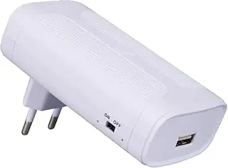 Mini UPS 5V Onduleur de Grande Capacité | Batterie Interne 2500mAh Et Connecteur USB | Système d'alimentation Ininterrompue Onduleurs pour Box Internet, Caméras Et Micro Onduleur 5V (Max. 2A)