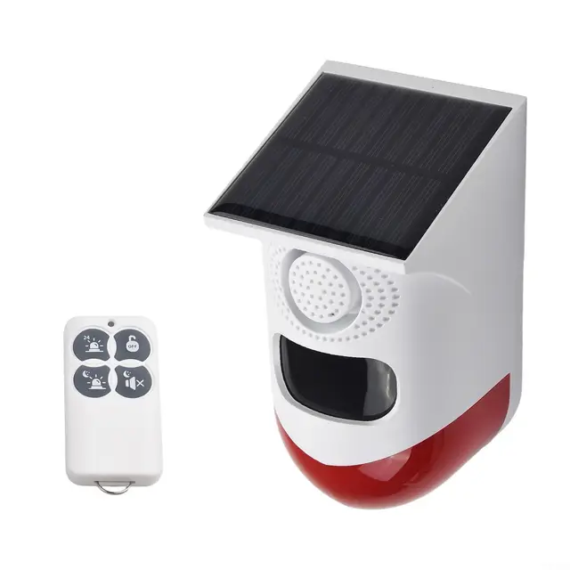 Zilimontt Détecteur de Mouvement Solaire Sans Fil IP67