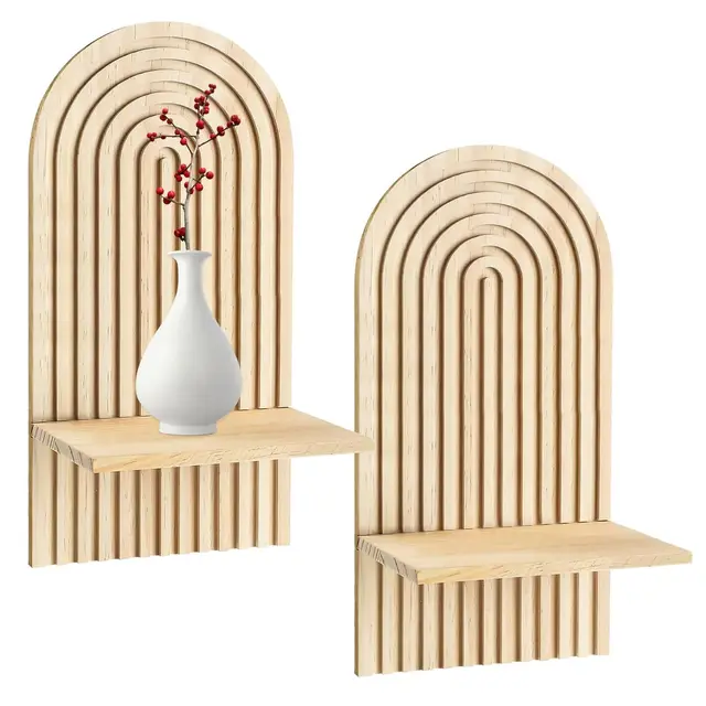 GVPOELR Etagère murale boho bois