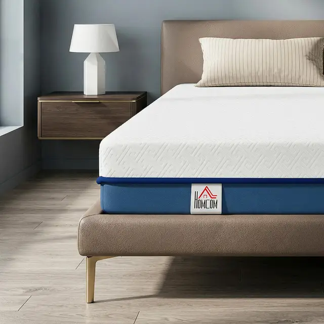 HOMCOM Matelas Mousse Mémoire 140x190