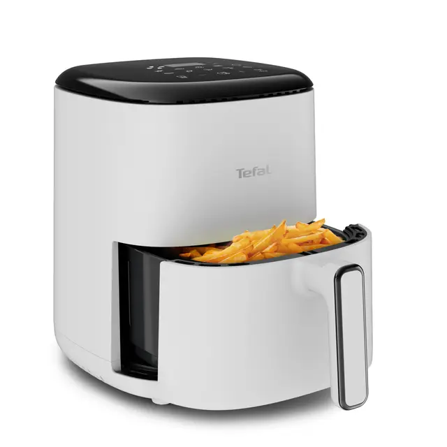 Tefal EY145A Easy Fry Compact Airfryer 3 L, capacité de 3 litres, pour 1 à 4 personnes, économie de temps et d'énergie, panneau de commande numérique, 10 modes de préparation automatiques