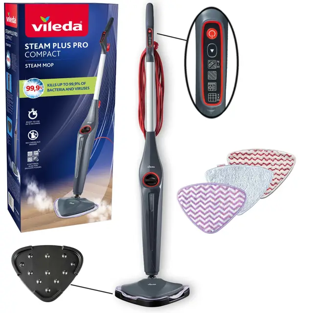 Vileda Steam Plus Pro Nettoyeur vapeur