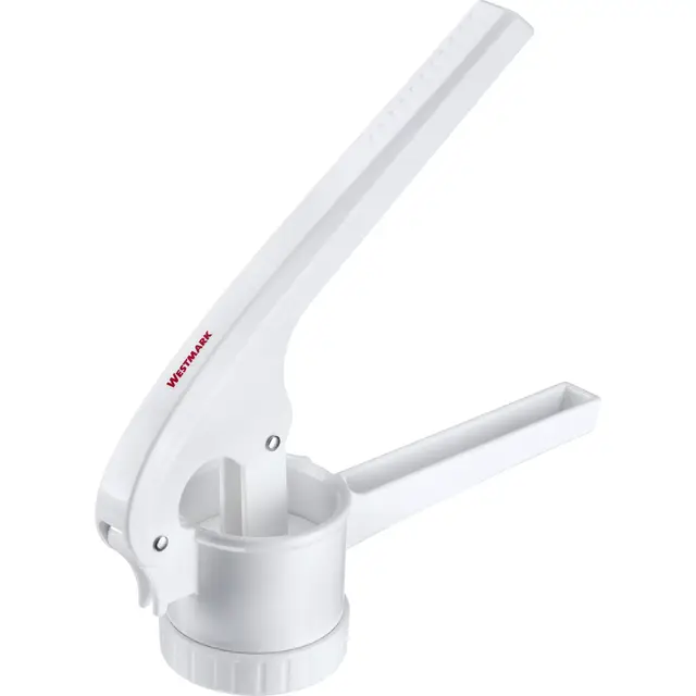Westmark Presse à Spätzle et à Pommes de Terre, 1 Pièce – Presse À Pâte Polyvalente Pour Spätzle, Purée De Pommes De Terre Et Glace Spaghetti – Blanc