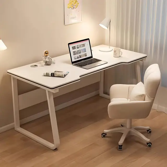 WXJHL Bureau Gamer Blanc 100x50cm