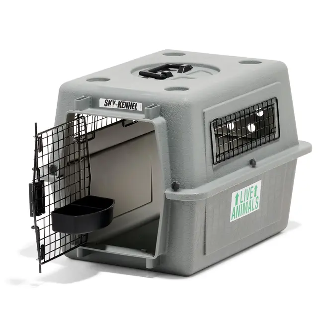 Beeztees Skykennel 1 IATA Caisse de Transport pour Chien de 7 kg Gris