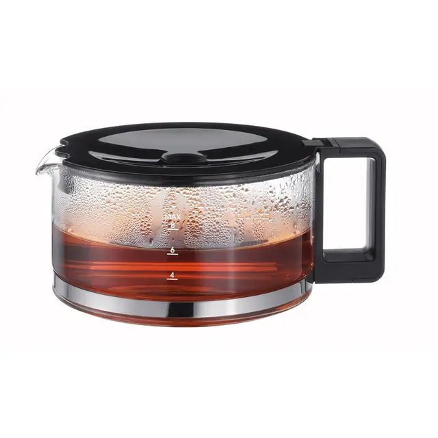 Cloer - 720 - Carafe de cafetière, Noir/Transparent