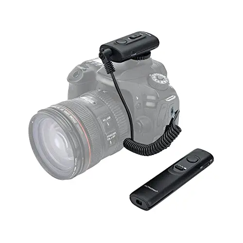 PROfezzion 165ft Télécommande sans Fil Déclencheur à Distance pour Canon EOS R8 R7 R10 R100 R50V R RP R6 R6 Mark II III 2000D 1300D 850D 800D 760D 750D 700D 650D 250D 200D 90D 80D 70D 60D 77D Caméra