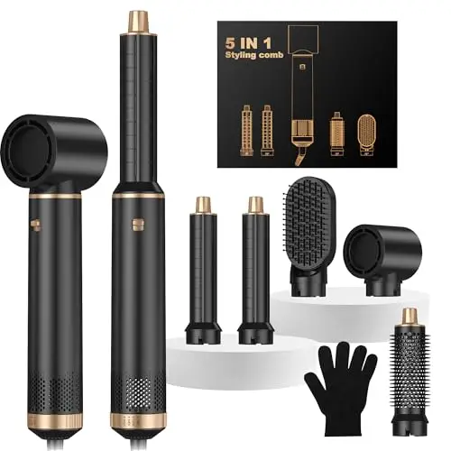 UKYITU Airbrush 5-en-1 Brosse soufflante