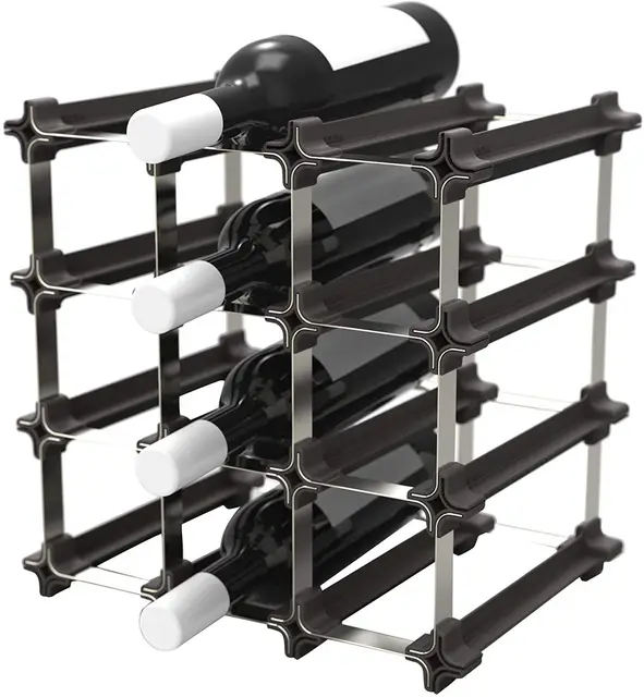 Porte-bouteilles Nook Petit Kit de 9 - Casier à bouteilles avec un système modulaire - porte-bouteille de vin pratique