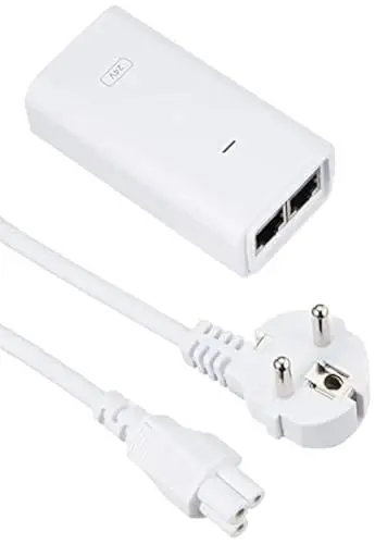 Ubiquiti Adaptateur PoE, blanc (POE-24-12W) [compatible avec de nombreux appareils PoE], POE 24-12W-WH