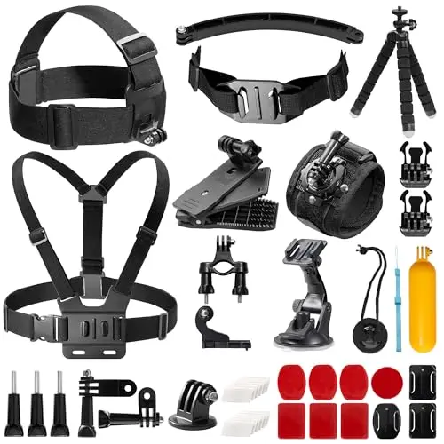 akaso kit accessoires caméra action 42