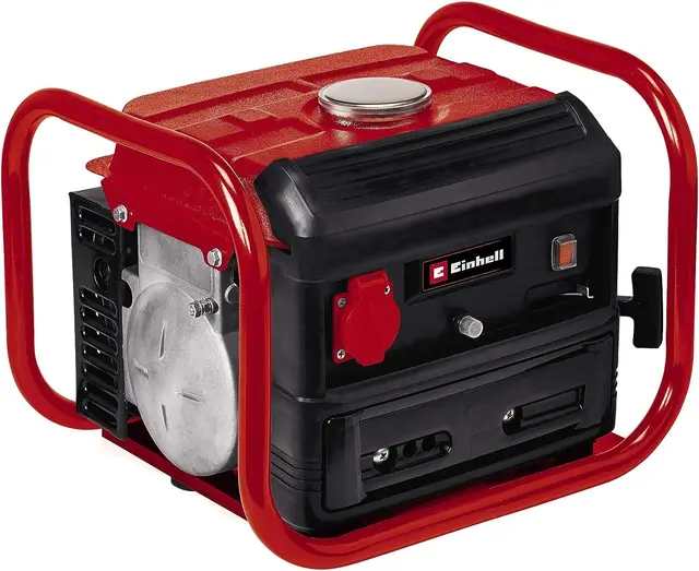 Einhell Groupe Électrogène TC-PG 10/E5 (puissance De 680W, Moteur D’entraînement 2 temps Propre, 230V, Chssis Support, Pieds D’appui Stables, Disjoncteur De Surcharge Et Cble De Démarrage)
