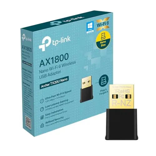TP-Link Archer TX20U Nano Clé WiFi 6 AX1800 pour PC