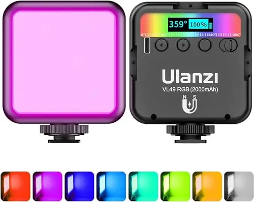 ulanzi vl49 led vidéo rgb batterie