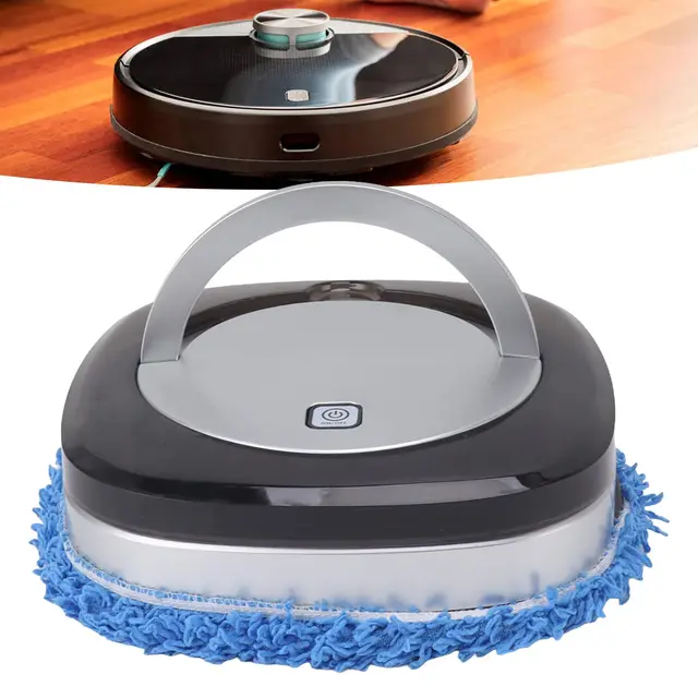 banapoy Robot Aspirateur et Vadrouille, Robot Laveur de Sol Automatique avec Réservoir d'eau, Anti-Collision et Direction Intelligente, Idéal pour Les Poils d'animaux, Les Sols Durs