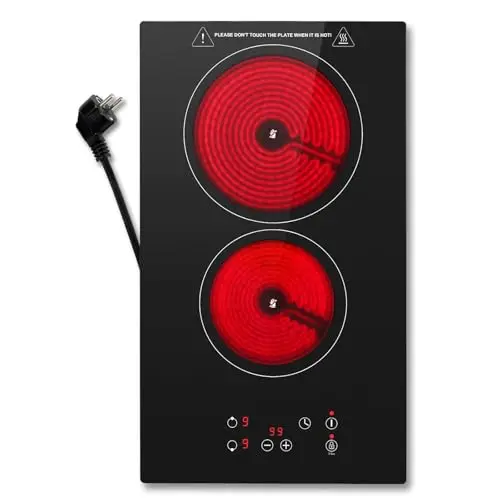 KICHPOWER Plaque vitrocéramique 30cm