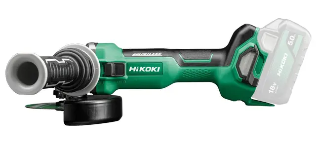 HiKOKI Akku-Winkelschleifer G1813DA (18V, 125mm, Brushless, Soft-Start, Zubehör)