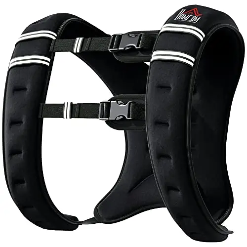 HOMCOM Gilet lesté 5 kg