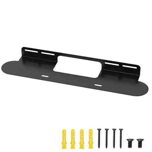 Support de barre de son pour Sonos Beam, support mural compatible avec Gen 1 et Gen 2, Sonos Beam Sound Bar Support de montage sous TV, avec tout le matériel de montage nécessaire, supports