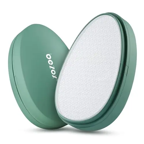 BEZOX Lime à pieds 2 en 1 en nano-verre - Élimine les callosités très efficace pour réveiller les pieds veloutés - Élimination confortable et douce de la peau dure et des callosités
