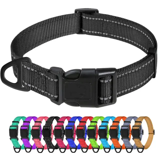 tagme collier chien nylon réfléchissant