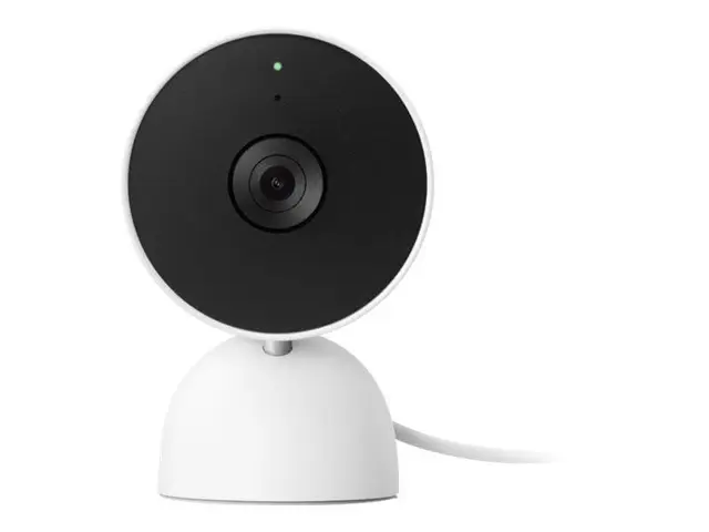 Google Nest Cam Caméra de Surveillance Intelligente pour l'intérieur et l'extérieur Blanc 1 pièce (1 pièce)