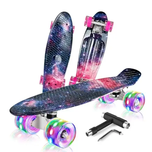 BELEEV Mini Cruiser Skateboard