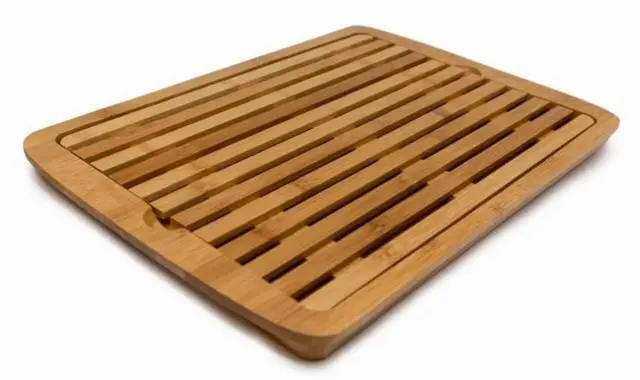 NERTHUS FIH 675 Dépôt de miettes Découpage, Planche à pain spécialement conçue, Bambou brun, Wood