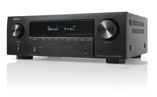 Denon AVR-X1800H Amplificateur AV Home Cinéma 7.2 Canaux, 175W, HDMI 8K, HEOS Multiroom, Dolby Atmos, DTS:X, Bluetooth, AirPlay 2 - Noir