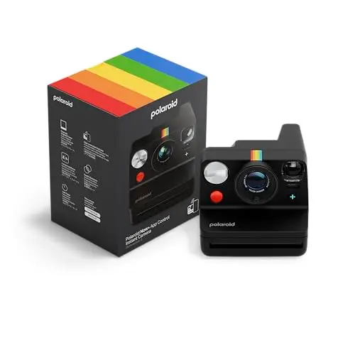 Polaroid - Now+ Génération 3 - Appareil Photo instantané connecté Bluetooth - Noir (9160)