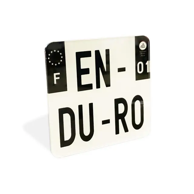 Plaque Moto Enduro Décorative