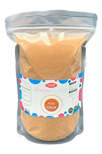 Hopser Food Fun Sucre coloré pour barbe à papa Colorful | Strawberry, Cherry, Cola, Vanilla, Blue Cotton Candy (Cola)1 KG