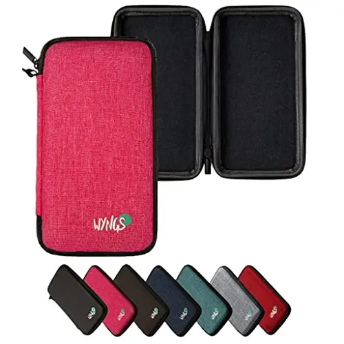WYNGS Housse de Protection Rose Compatible avec la Calculatrice Scientifique TI-82 Advanced/TI-82 Advanced Python Edition