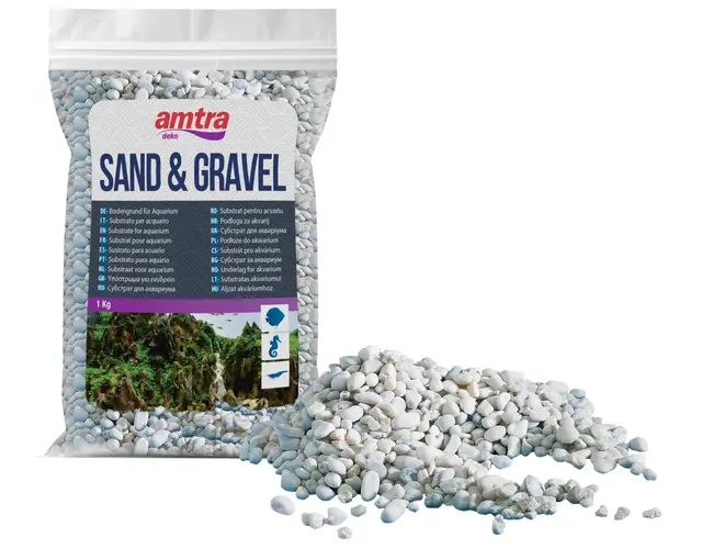 Amtra WAVE Noa Gravier Gros pour Aquariophilie, 1 kg