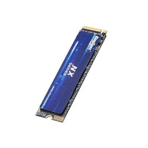 KingSpec 1To SSD M.2 NVMe 2280, PCIe Gen 3x4 NVMe SSD, Jusqu'à 3500 Mo/s, 3D NAND Flash Disque SSD Interne, pour Ordinateur de Bureau et Ordinateur Portable