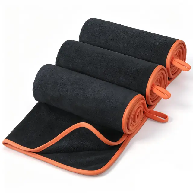Starvortex 3 Pcs Serviette Sport Musculation 40 x 80cm, Serviette Microfibre Sport à Séchage Rapide pour Hommes et Femmes, Ultra Douce et Absorbante Gym Towel pour Yoga, Voyage, Fitness et Camping
