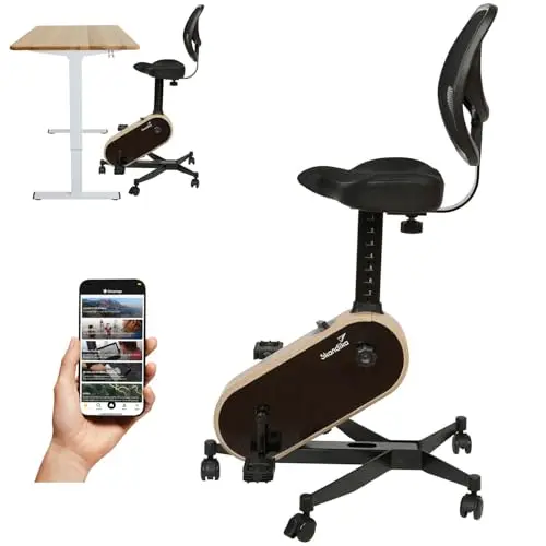 Skandika Mini-vélo Liten | Entraîneur pour bras et jambes, mini vélo d'appartement pour la maison, le bureau et la table | Console LCD, 8 niveaux, frein magnétique | max. 110 kg
