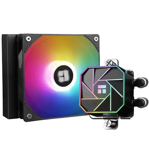 Thermalright AQUA ELITE 120 V3 Refroidisseur de processeur liquide, 120 rangées de refroidissement, ventilateur/PWM de 120mm, pour AM4/AM5, Intel LGA1150/1151/1155/1156/1200/1700/1851