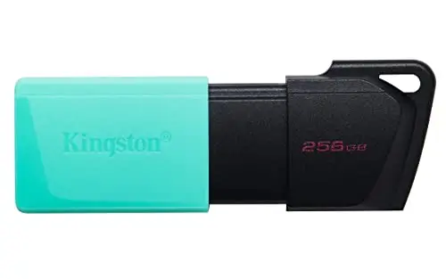 Kingston DataTraveler Exodia M Clé USB 3.2 Gen 1 DTXM/256GB- avec capuchon mobile (Noir + Turquoise)