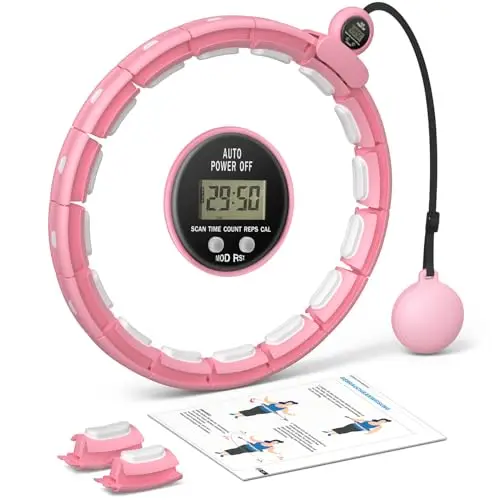 MERACH MR-2532 Hula Hoop Fitness Démontable avec Compteur