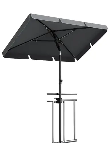 Garvee Parasol rectangulaire extérieur