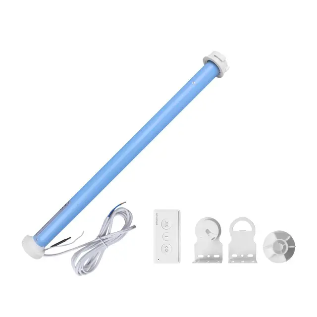 zemismart Tuya Moteur de Stores à Rouleaux motorisés WiFi pour Moteur d'obturateur de Tube 38MM Smart Life/Tuya APP Timer Control,Alexa Echo Voice Control,emballé avec télécommande,Pas Besoin de hub