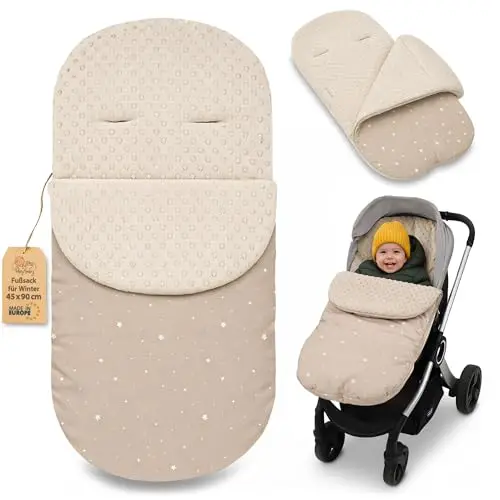 Chanceliere bebe poussette 90 x 45 cm - chancelière et couverture universelle ideal pour cybex et autres bébés poussettes auto sieges ideal pour pour les garçons et les filles Minky