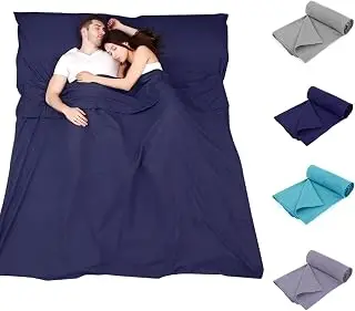 sac de couchage double 160 cm poches