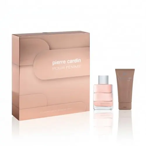 Coffret parfum Pierre Cardin - Pour Femme - Eau de Parfun et gel douche