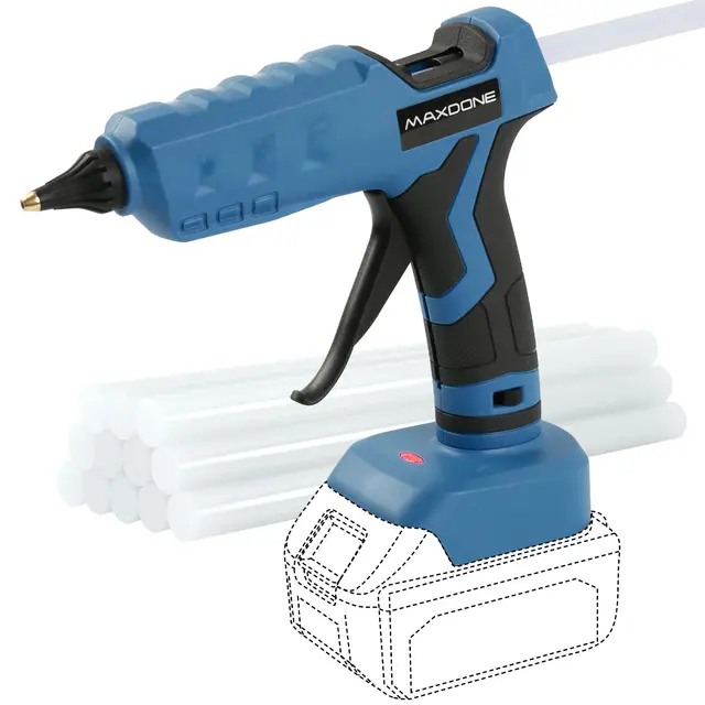 maxdone pistolet colle chaude sans fil